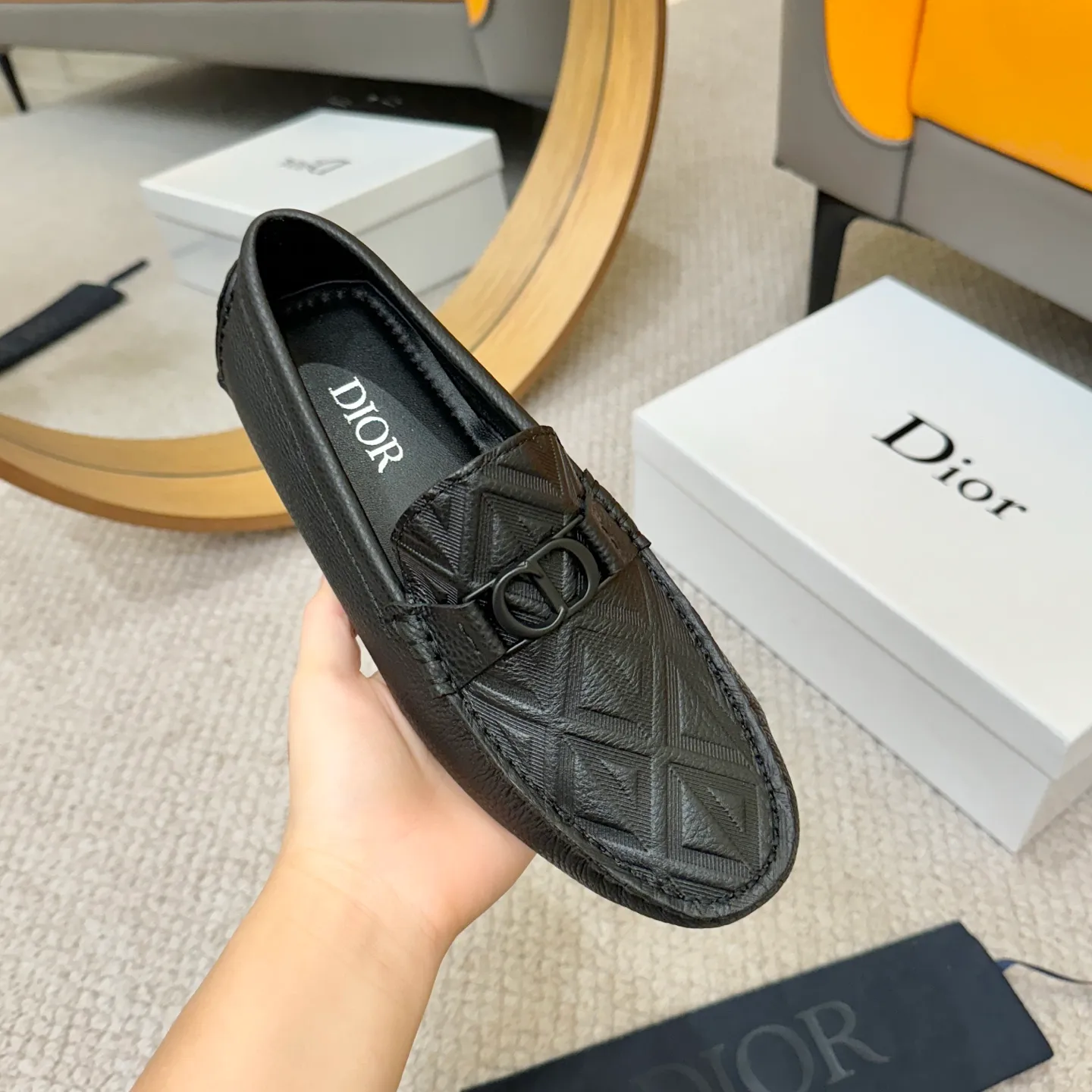 Men's clothing and shoes 💰420! (Yangli) Quality DIOR [Dior’s latest arrival] real auction hot-selling Doudou shoes 🔍DIOR) new Doudou shoes 👍Belgian designer Martin Margiela serves as Gucci shoe designer y full of charm, luxury style gentleman upper: imported cowhide, lining with spring sweat-absorbent first-layer sheepskin. Outsole Brand outsole, the last stitching on the bottom will never come off; equipped with classic Gucci exquisite hardware C D buckle💋The whole pair of shoes is fashionable and casual without losing high-end style; standard 38-46
